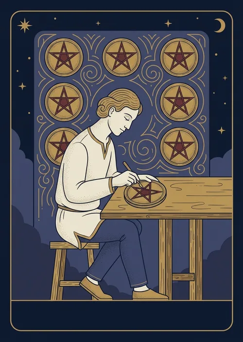 Eight of Pentacles