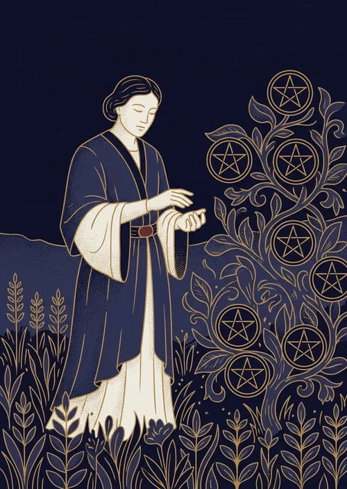 Seven of Pentacles